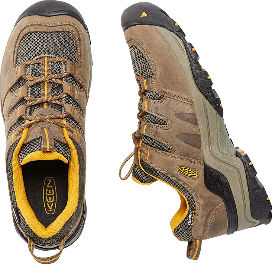 Keen Gypsum II Men�s Walking Shoes UK 9.5 Shitake/Golden
