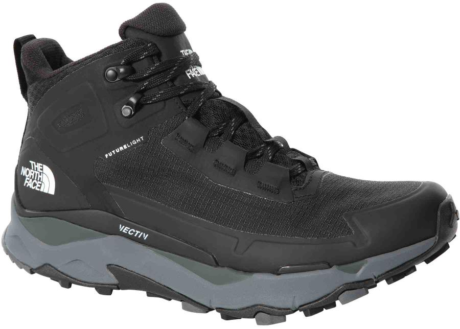 The North Face Vectiv Exploris Mid FLT Hiking Boots, UK 8 Black