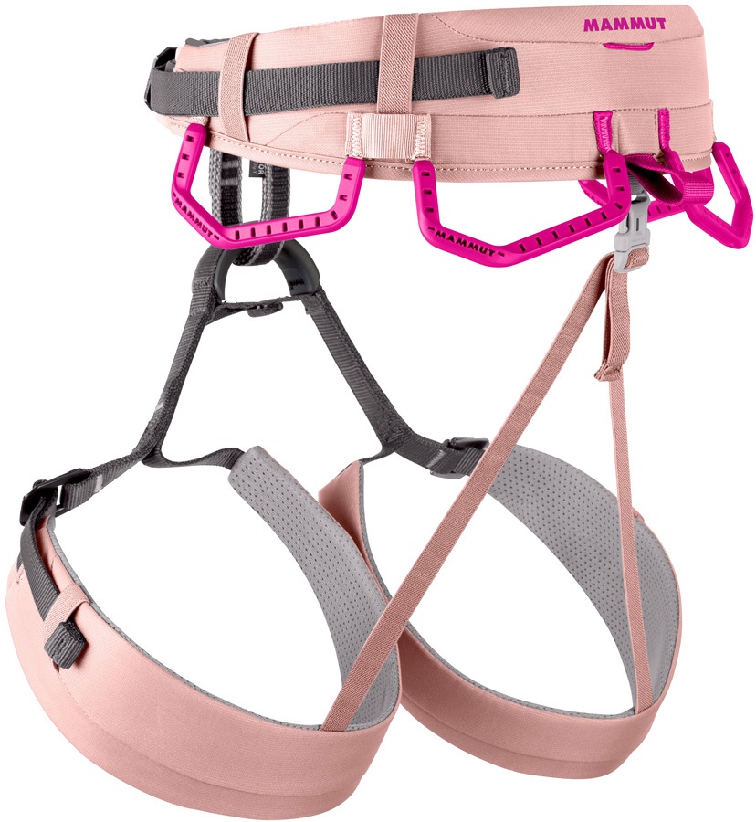 Mammut Togir 3 Slide Womens Rock Climbing Harness, L CandyPink