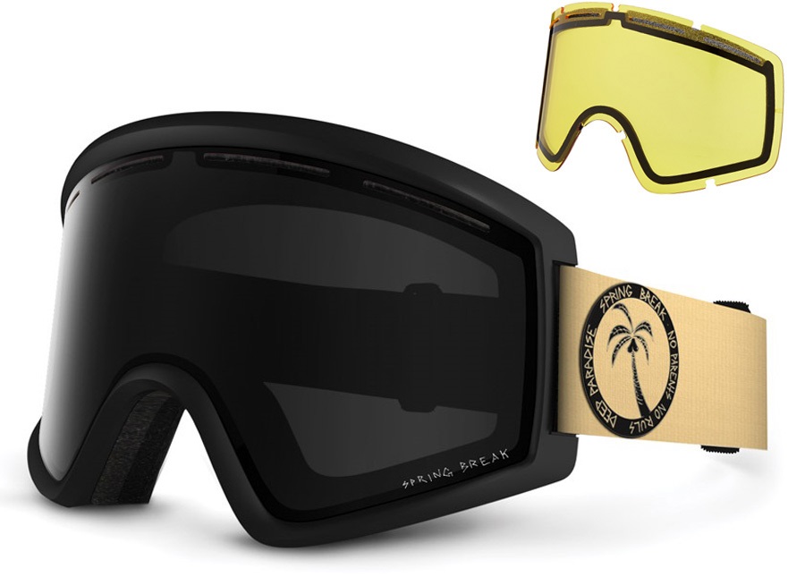 Von Zipper Cleaver Blackout Snowboard/Ski Goggles, M/L Spring Break