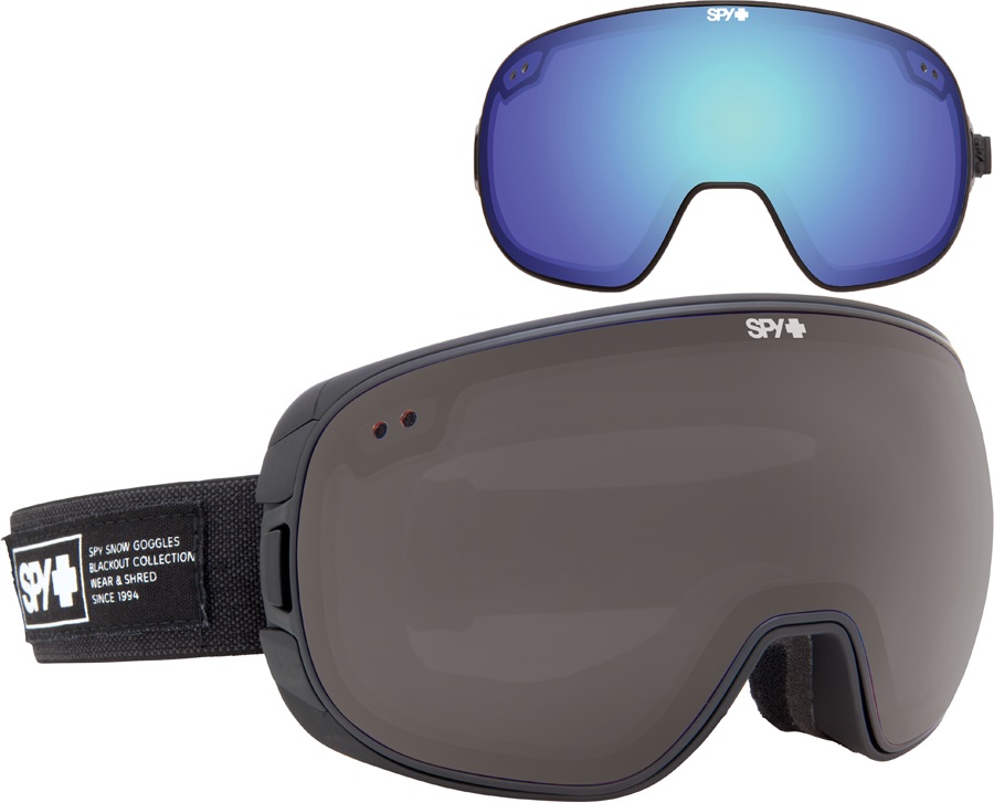 SPY Bravo Snowboard/Ski Goggles, M/L, Nocturnal, Dark Grey