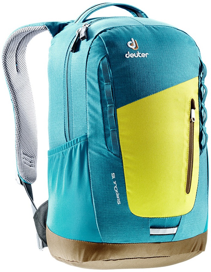 Deuter StepOut 16 Daypack Urban City Backpack, 16L Neon Petrol