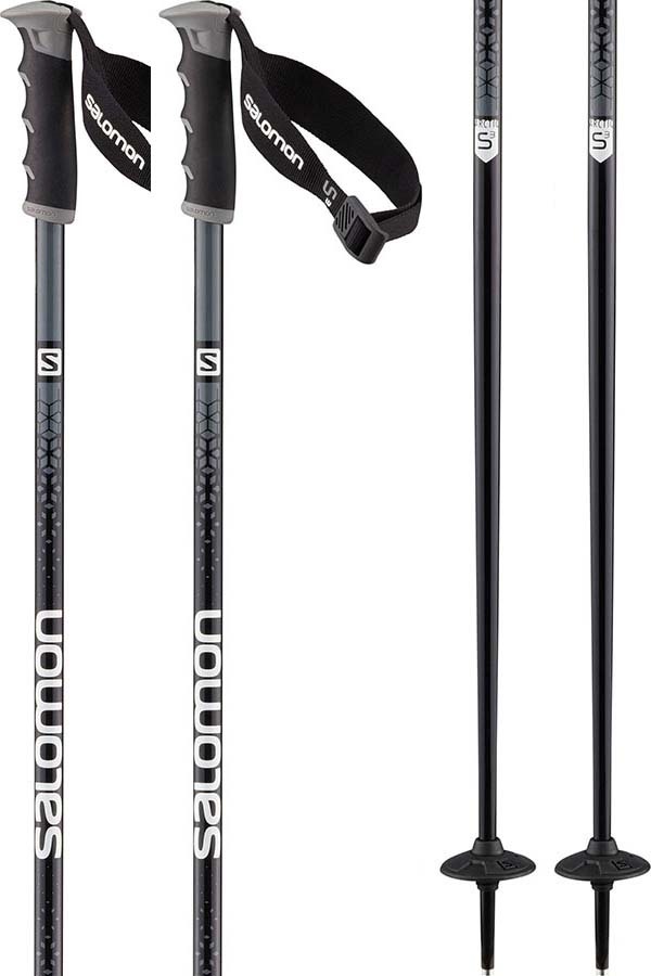 Salomon Arctic S3 Ski Poles, 110cm Black