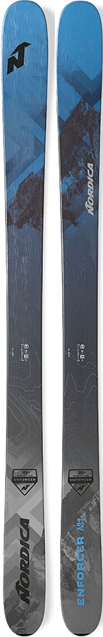 Nordica Enforcer Free 104 Skis, 179cm Blue/Grey 2020