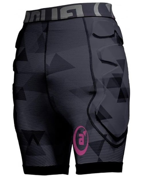 Amplifi Cortex Polymer Women's Ski/Snowboard Impact Pant, S Black/Rose