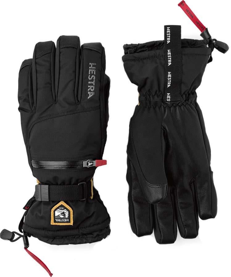 Hestra All Mountain CZone 5 Finger Ski Snowboard Glove XXL Black