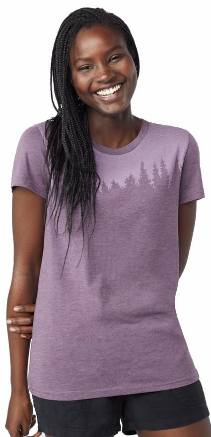 Tentree Juniper Women's Short Sleeve T-shirt, XS Vintage Violet