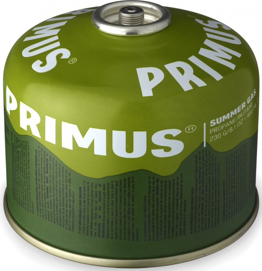 Primus Summer Gas Camp Stove Fuel Canister, 230g *Collection Only*