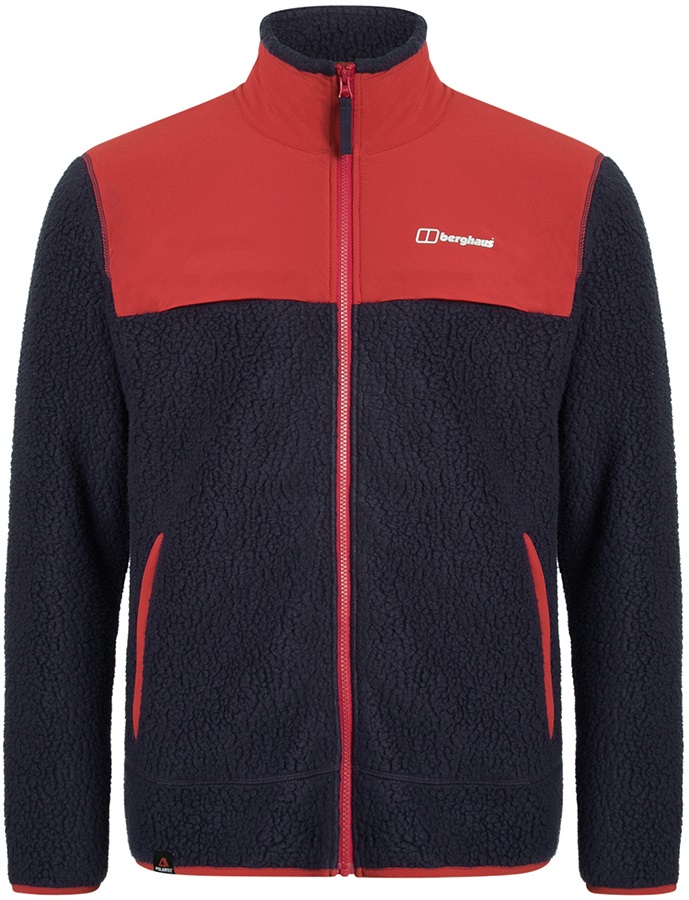 Berghaus Syker Full-Zip Polartec Thermal Fleece Jacket, L Dusk/Red