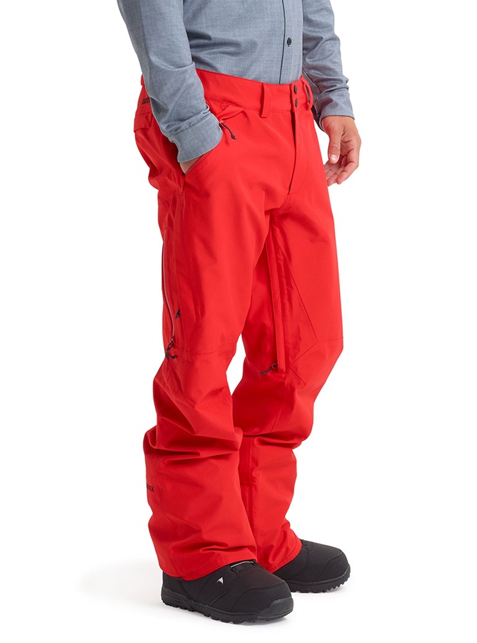 Burton Gore-Tex Vent Snowboard/Ski Pants, M Flame Scarlet