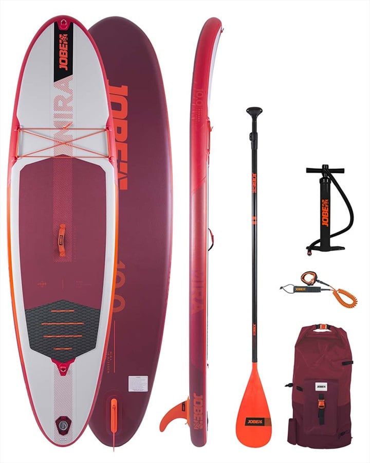 Jobe Mira All-round Isup Paddleboard Package, 10' Burgundy 2021