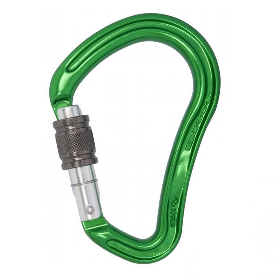 DMM Boa HMS Screwgate Rock Climbing Carabiner, Green