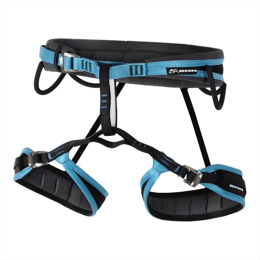 DMM Venture Women's Rock Climbing Harness, M Blue/Black