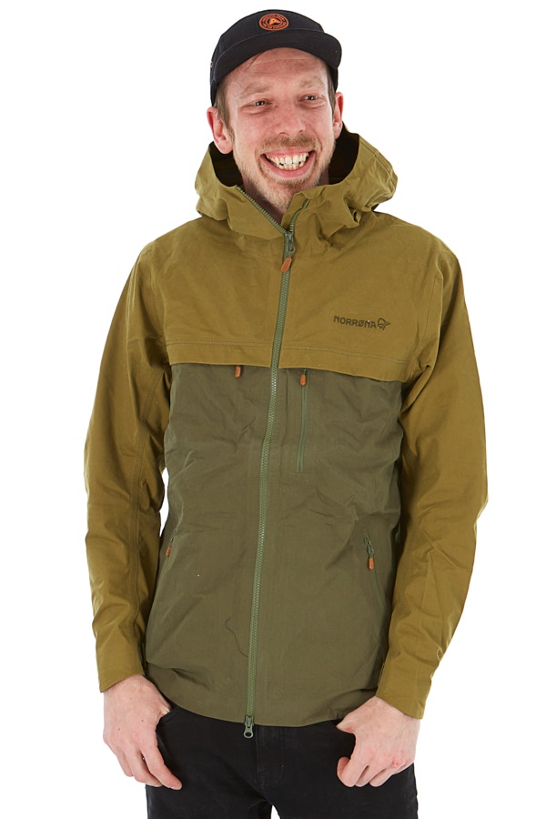 Norrona Svalbard Cotton Windstopper Jacket, S Olive Drab