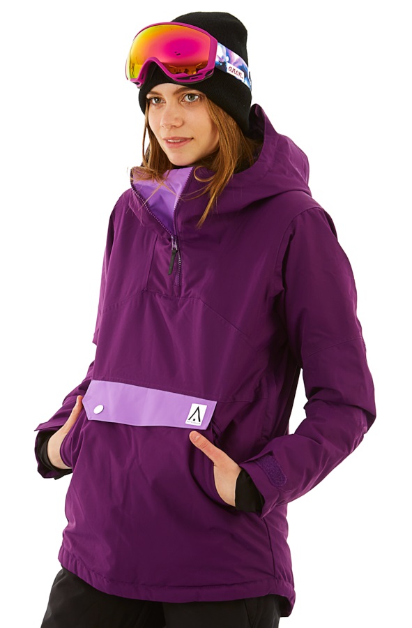 Wearcolour Homage Anorak Women's Snowboard/Ski Jacket, XS Grape
