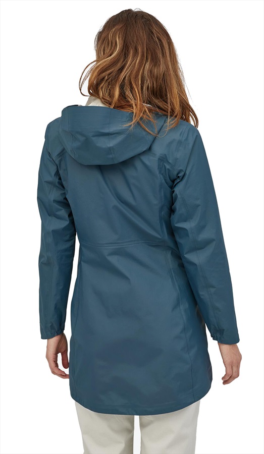 Patagonia Torrentshell 3l City Coat Women's Waterproof Jacket, Uk 8 Stone Blue