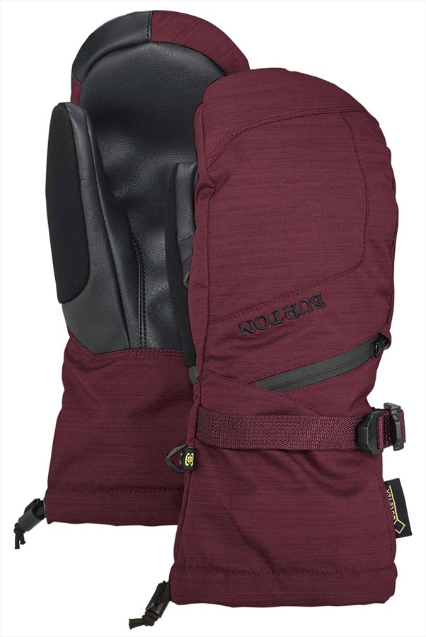 Burton GoreTex Women's Ski/Snowboard Mitts, S Port Royal/Red