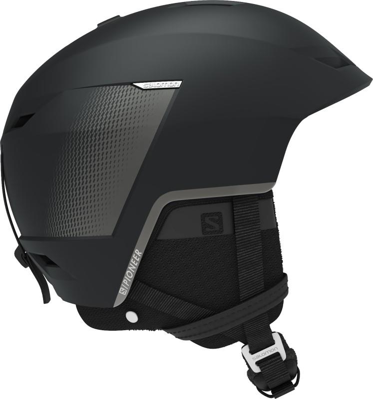 Salomon Pioneer C.Air LT Snowboard/Ski Helmet, XL Black Tech