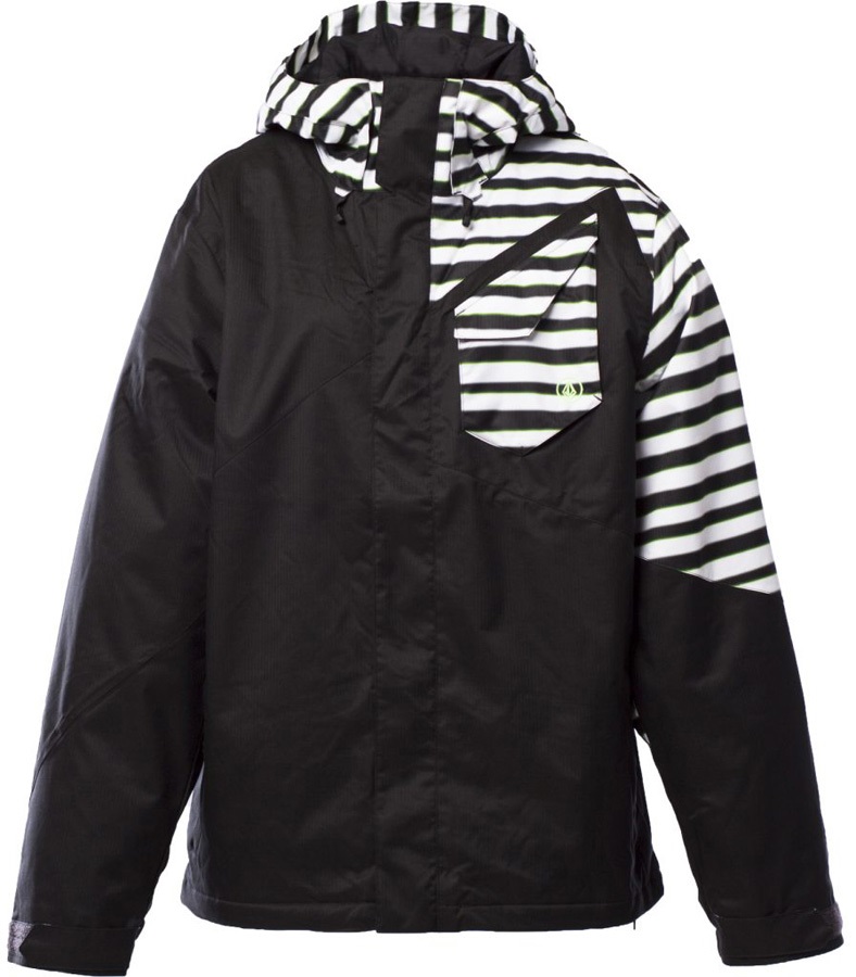 volcom snowboard jacket black