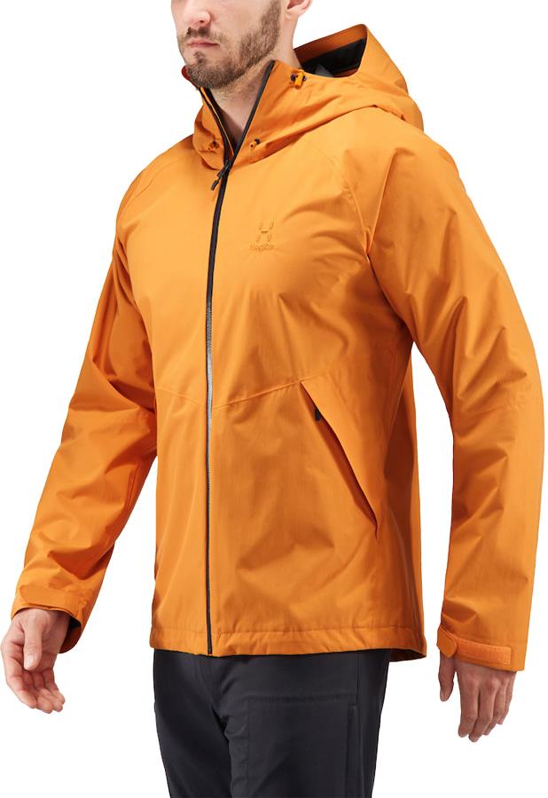 Haglofs Esker Waterproof Shell Jacket, S Desert Yellow