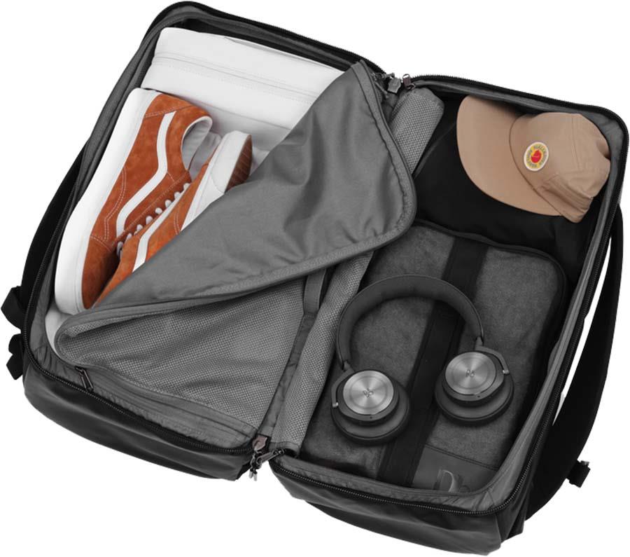 Douchebags The Hytta Split (The Duplex) Duffel/Backpack 50l Black Out