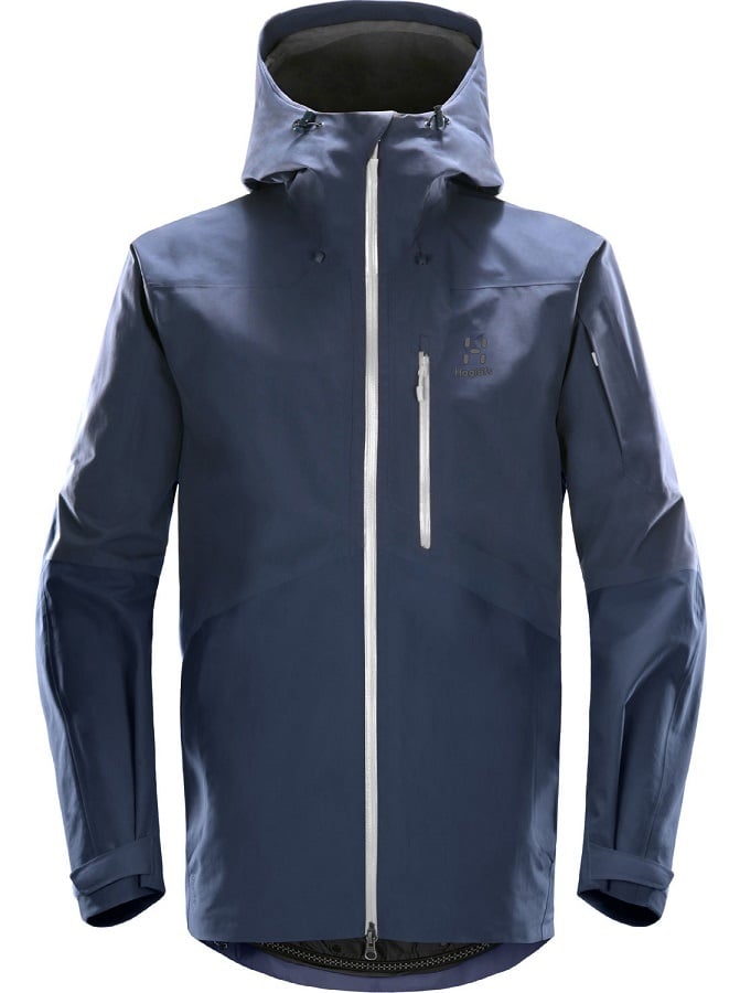 Haglofs Nengal GoreTex Snowboard/Ski Jacket, XL Tarn Blue