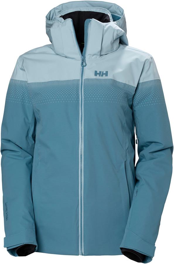 Helly Hansen Motionista Lifaloft Women's Ski Jacket, Uk 12 Blue Fog