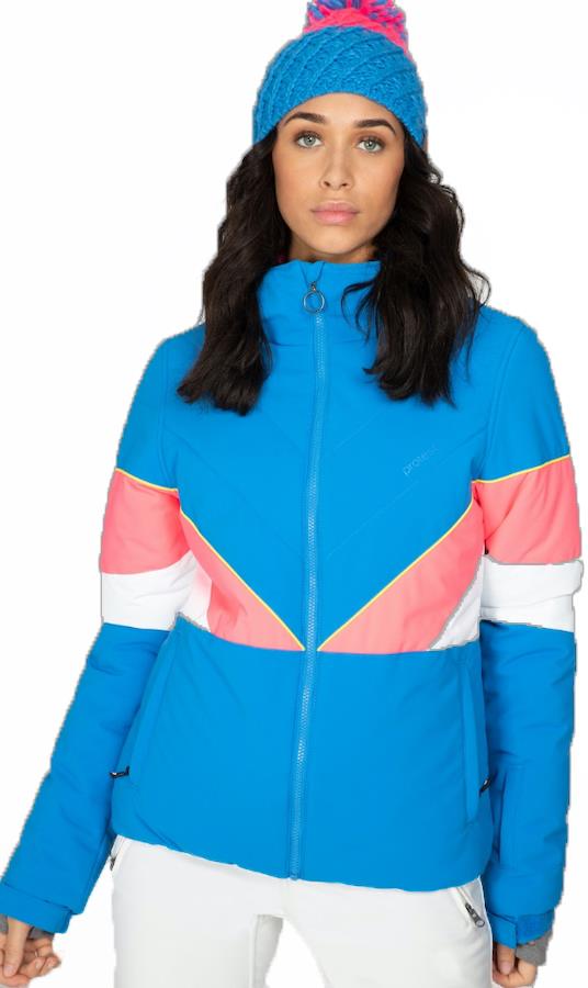 Protest Babe Women's Ski/Snowboard Jacket, S / UK 8 Blue Mind
