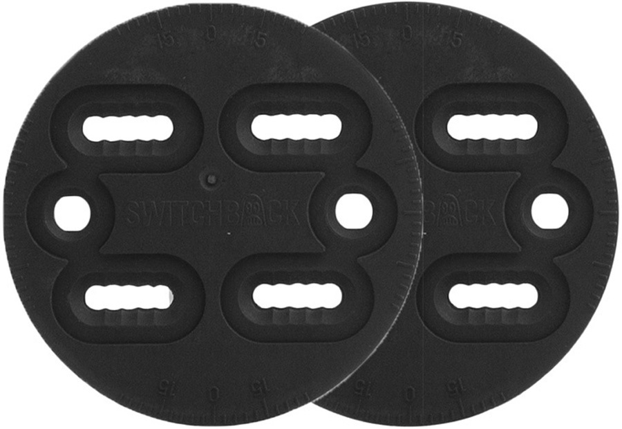 Switchback Channel Snowboard Binding Disc, Pair