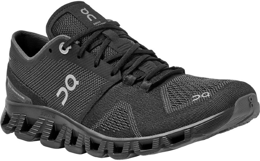 On Cloud X 2.0 Women's Running Shoes, UK 3 Black/Asphalt