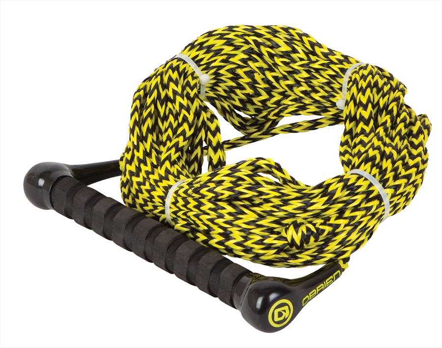 O'Brien Waterski Handle Rope Combo, 1 Section Yellow Black