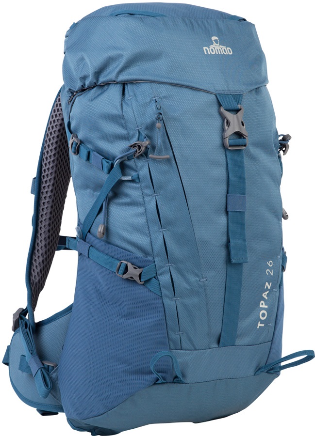 NOMAD® Adult Unisex Topaz Tourpack 26 Hiking Backpack, 26L Titanium