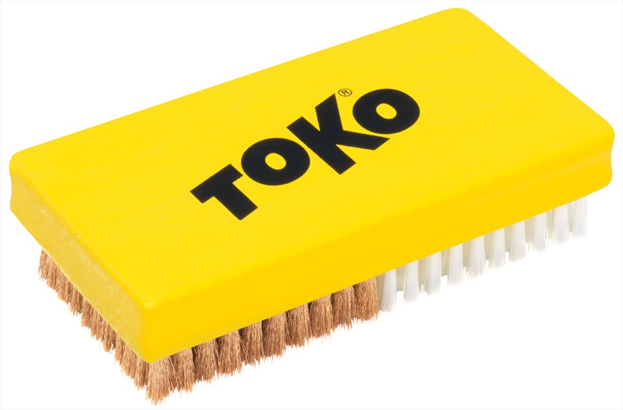 Toko Ski/Snowboard Base Structure Brush, Combi Nylon/Copper