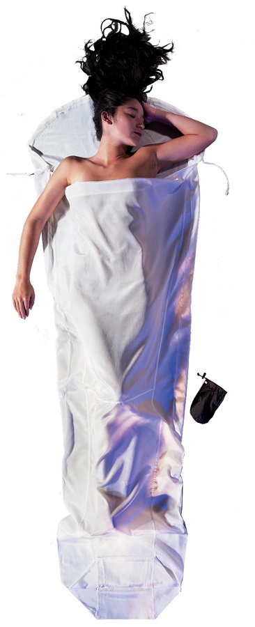 Cocoon MummyLiner Silk Ultralight Sleeping Bag Liner, Natural