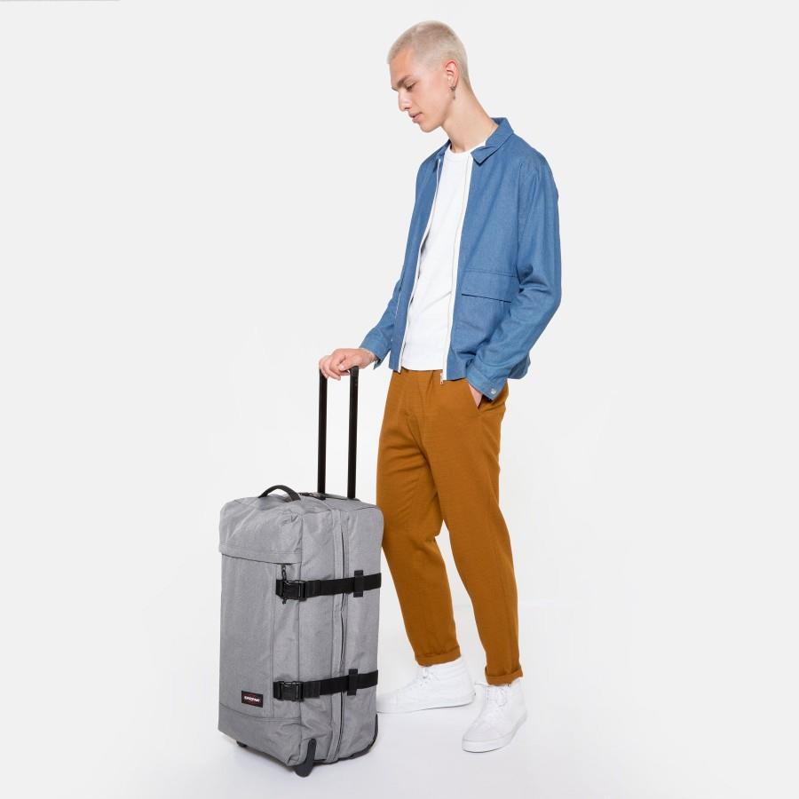 Eastpak Tranverz M Wheeled Bag/Suitcase, 78L Sunday Grey