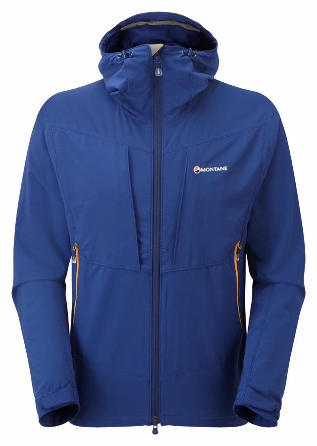 Montane Dyno 4Way Stretch Mountain Softshell Jacket L Blue