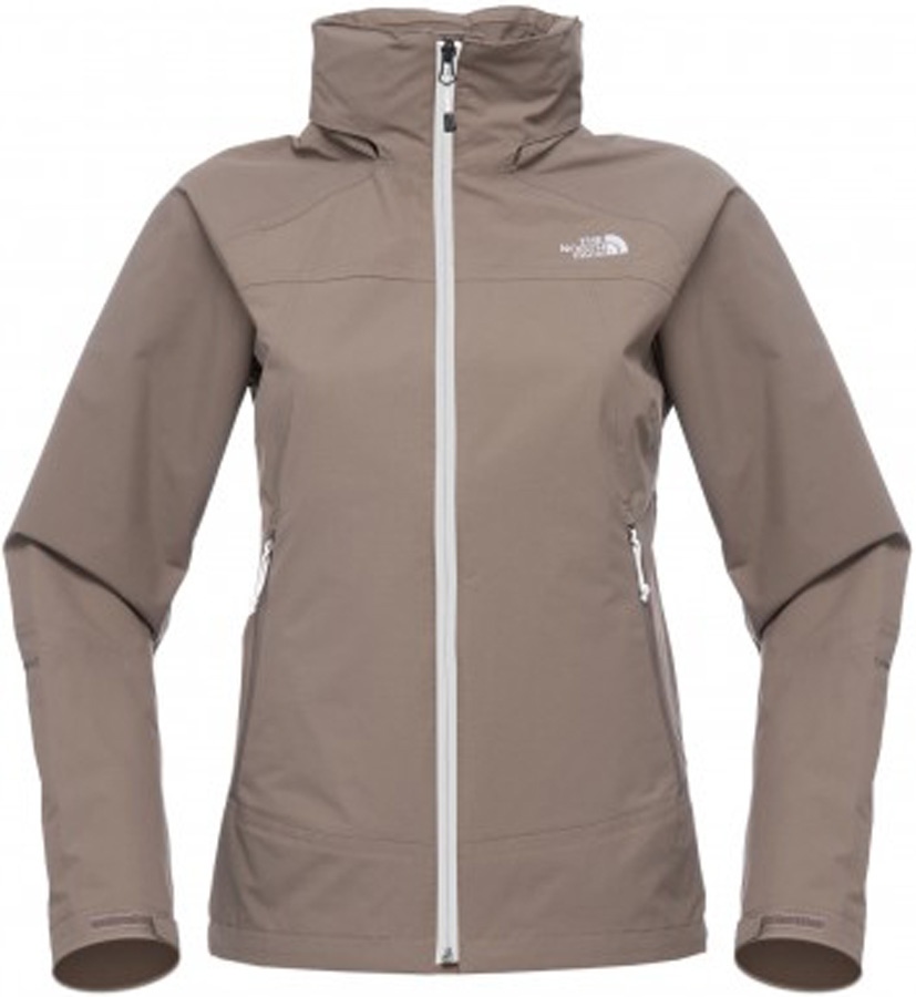 The North Face Stratos Women's HyVent Rain Jacket, L, Brown