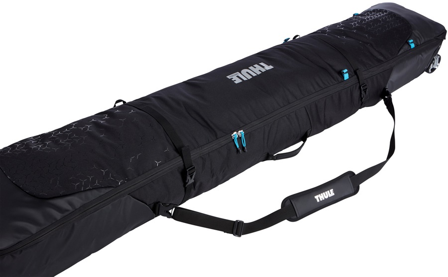 Thule RoundTrip Double Ski Roller Ski Bag, 195cm, Black/Cobalt