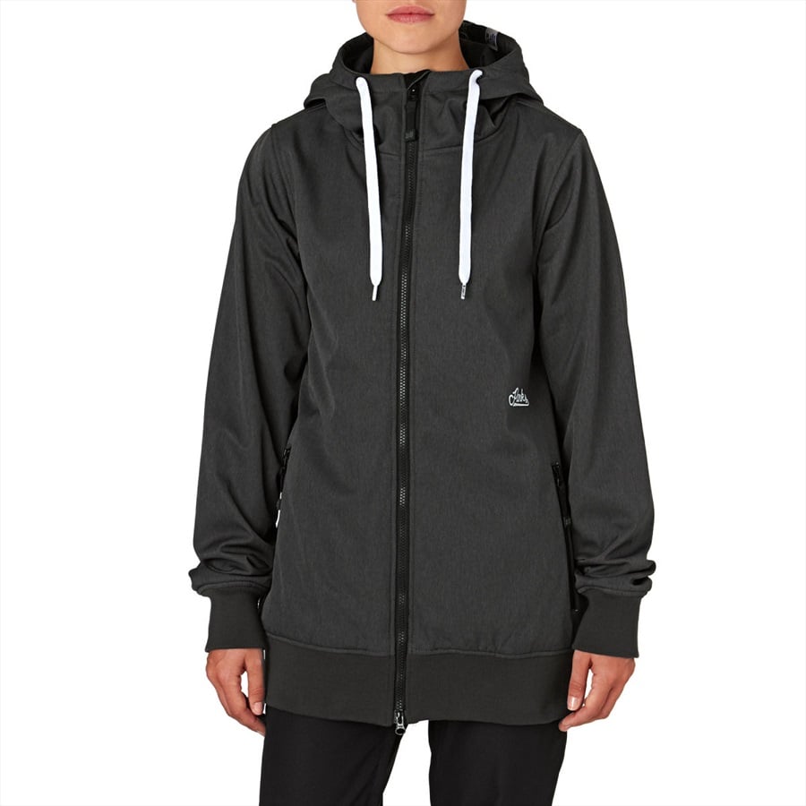 Planks Dropout Softshell Women's Ski/Snowboard Jacket, S Navy