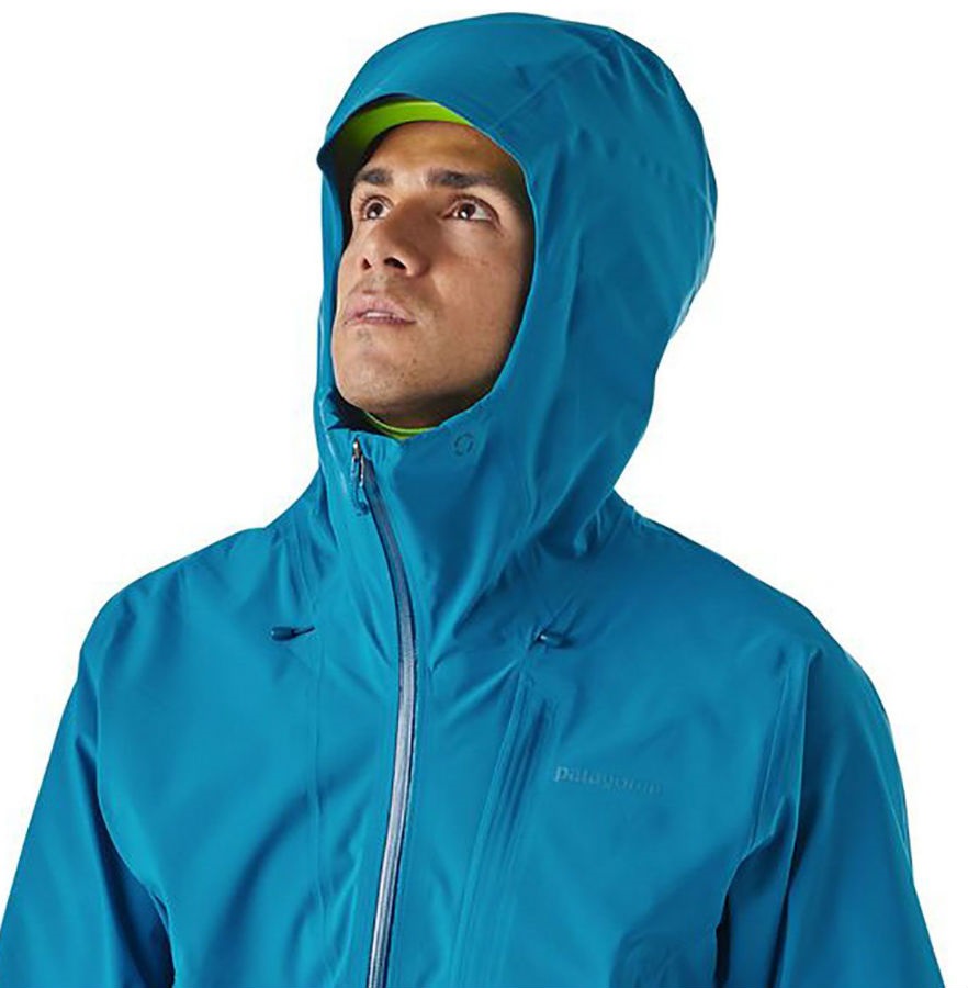 Patagonia Galvanized Men's Waterproof Hardshell Jacket XL Balkan Blue