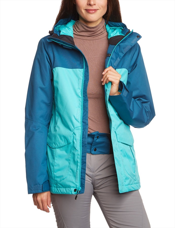Oakley Kilo Insulated Women's Snowboard/Ski Jacket, L, Turquoise