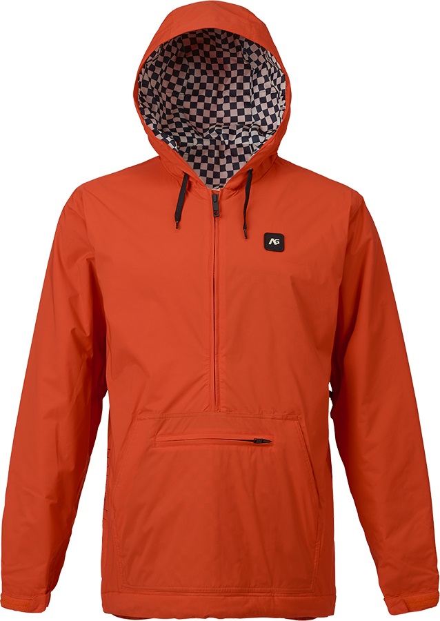 Analog Caldwell Anorak Ski/Snowboard Pullover Jacket, M Jello Shot