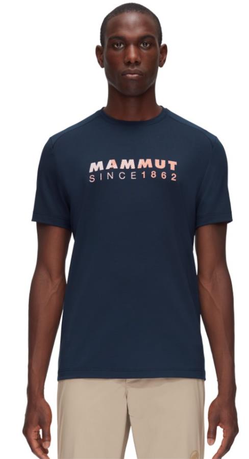 Mammut Trovat T-Shirt Short Sleeve Climbing Tee, XL Marine PRT1