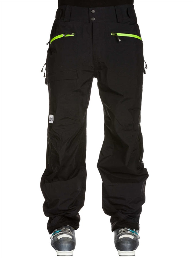 Planks Yeti Hunter 3L Ski/Snowboard Pants, XL Black/Green