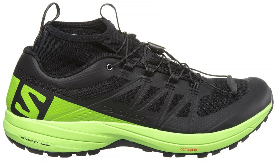 Salomon XA Enduro Men's Running Shoe UK 10.5 Black/Lime