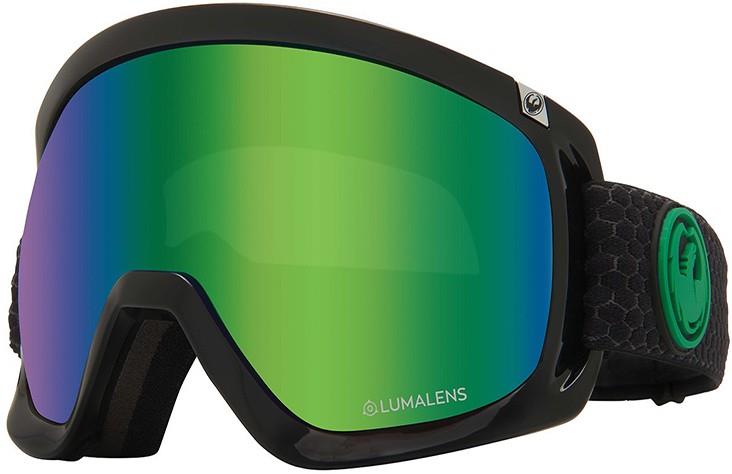 Dragon D3 OTG LumaLens Green Ion Snowboard/Ski Goggles, L Split