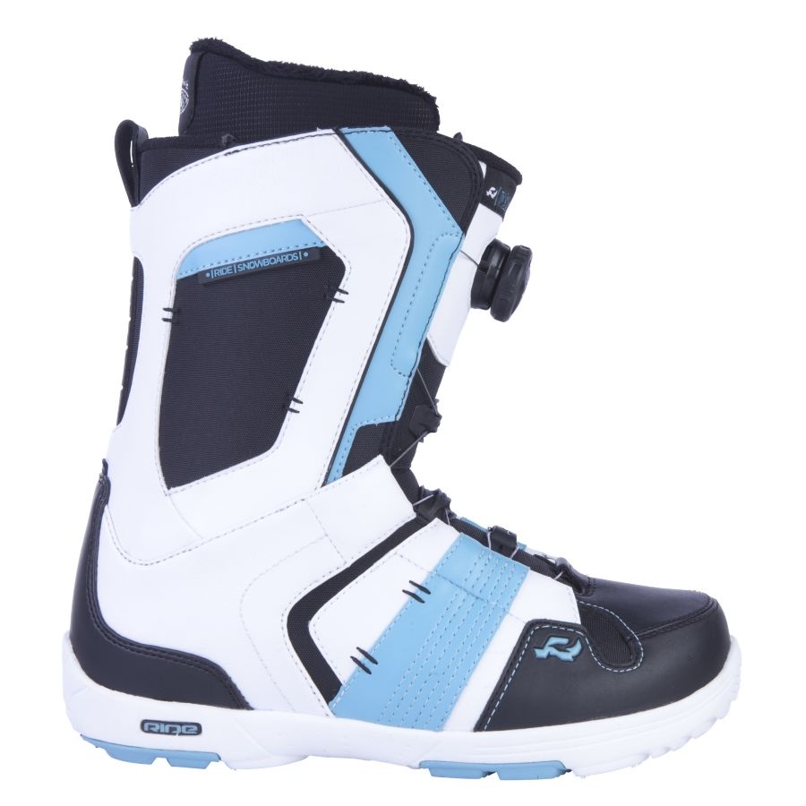Ride Jackson Boa Coiler Snowboard Boots, UK 9, White, 2013