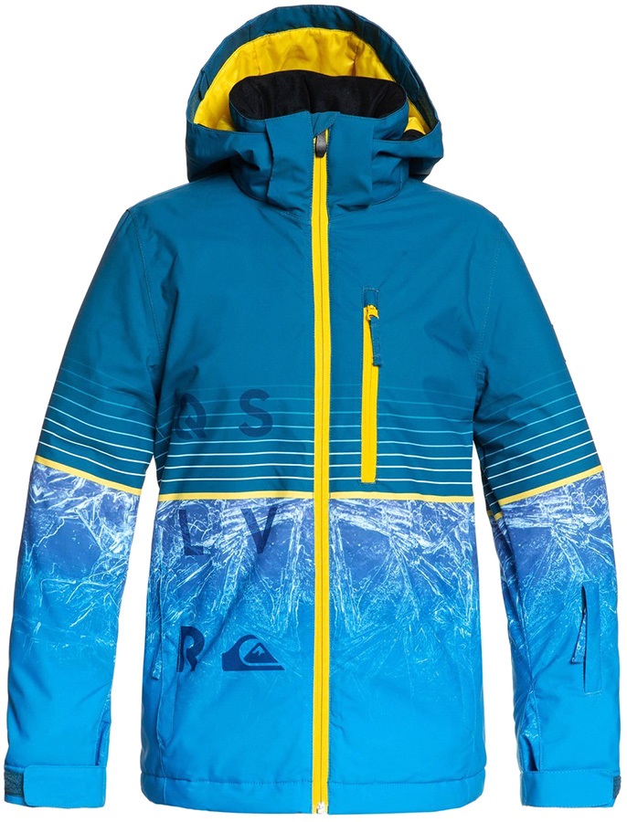 Quiksilver Silvertip Kid's Ski Jacket, Age 12 Lyon Blue Benzal