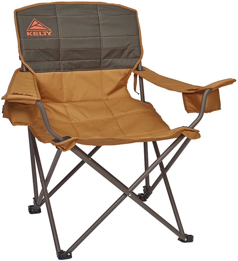 Kelty Deluxe Lounge Reclining Camp Chair, Canyon Brown/Beluga