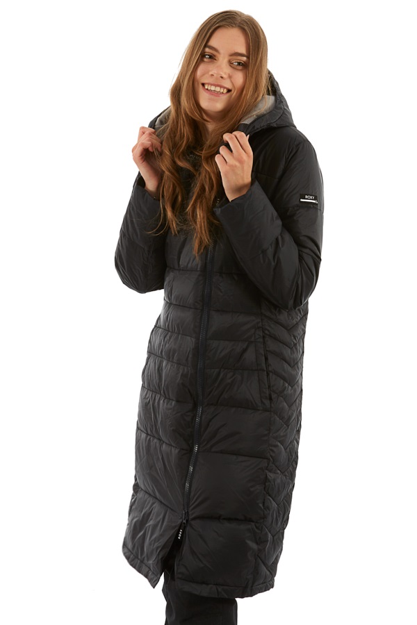 womens white hooded puffer jacket